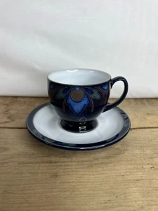 Denby BAROQUE Breakfast Tea or Coffee Cup & Saucer Good Condition - Picture 1 of 8