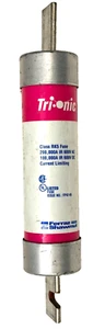 Fusible de retardo de tiempo Ferraz Shawmut TRS200R 200 amperios 600 VCA punto inteligente Tri-Onic - Imagen 1 de 3