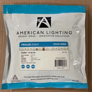 NEW 1-PACK AMERICAN LIGHTING HTL65-RGBW 16.4FT 24VDC IP65 4.4W/ft TAPE LIGHT - Picture 1 of 5
