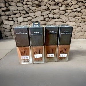 4x e.l.f. Flawless Finish Foundation, Semi-Matte Finish Mocha 0.68 Fl Oz (20mL) - Picture 1 of 7