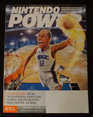 Nintendo Power Magazine #251 February 2010 Wii NBA Jam, Lord of The Rings, Sonic - Image 1 of 4