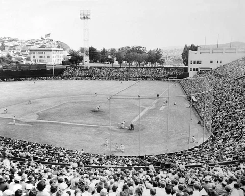 1957 SAN FRANCISCO SEALS STADIUM Glossy 8x10 Photo Minor League Print Poster Cover
