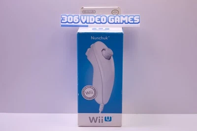 Mando Oficial OEM Nintendo Wii U Nunchuck Blanco Wii U Nuevo y Precintado Foto 1 de 4