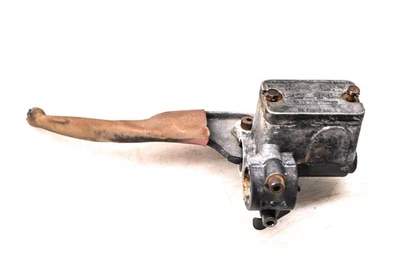 90 Polaris Trail Boss 350L 4x4 Front Brake Master Cylinder & Lever For Parts - Image 1 of 4