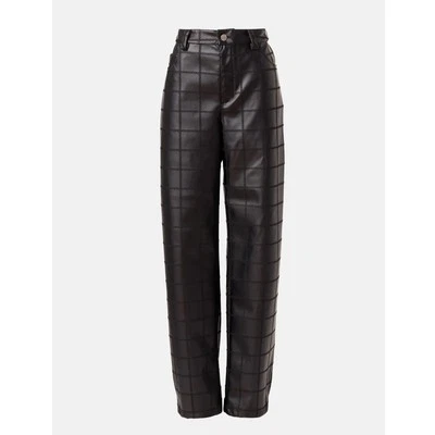 Baum und Horsegarten Nikita Faux Leather Pants Black High Rise talla 38 / 6 EE. UU. Foto 1 de 4