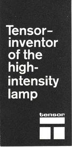 TENSOR - PRODUCTS BROCHURE – 1965 – HI-INTENSITY DESK LAMPS - Picture 1 of 2