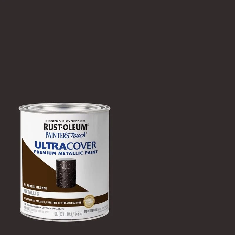 RUST-OLEUM CORP Rust-Oleum 254101 Oil Rubbed Bronze Ultra Cover Paint 1 qt. (Pack of 2)