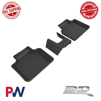 Forro de piso 3D MAXpider ajuste personalizado KAGU para todo tipo de clima segunda fila para BMW X1 / X2 Foto 1 de 4