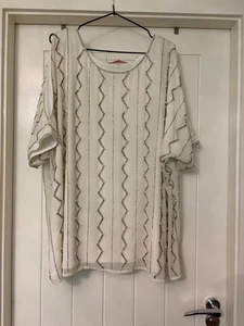 BNWT TOGETHER white top heavily beaded pearls cruise wedding cold shoulder 26 - Picture 1 of 1