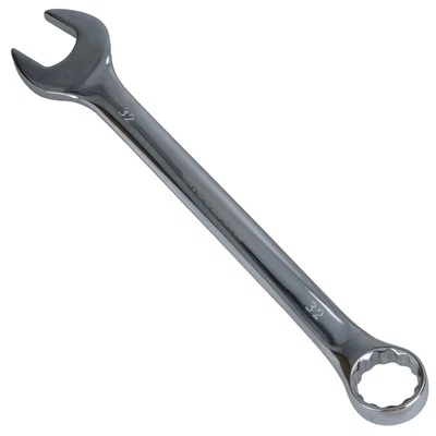 Llave inglesa combinada métrica de 32 mm cromo vanadio CRV anillo y abierto T... - Imagen 1 de 4