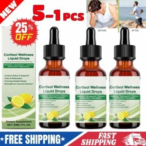 Cortisol Supplement Liquid Drops, 17-In-1 Cortisol Detox W. Magnesium Glycinate… - Picture 1 of 13