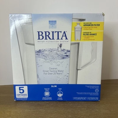Brita Slim Pitcher 5 Cups New - Image 1 of 4