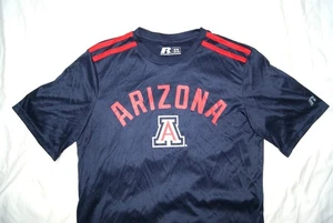 arizona wildcats shirt men's M 38/40 navy blue short sleeve ncaa - Picture 1 of 10