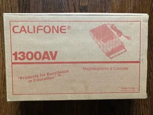 califone cassette recorder 1300av Vintage Mint NOS Still In Box - Picture 1 of 5
