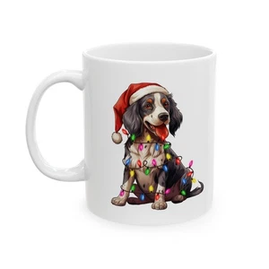 English Setter Ceramic Mug, Dog Lover Coffee Cup, 11oz 15oz Tea Mug, Dog Owner - Picture 1 of 9