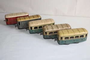 JEP, lot de 5 wagons en tôle, 3 pullman, Postes et télégraphes, SNCF - Imagen 1 de 13