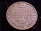 1863 Ketcham & Barker Hardware & Stoves Civil War Token. Toledo, Ohio.