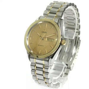 OMEGA 5120.10 Classic Day Date YG Combination Automatic Men's Wristwatches - Picture 1 of 7