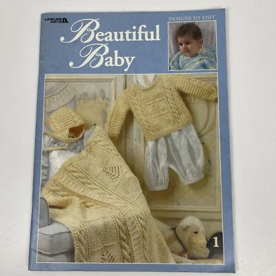 Beautiful Baby Designs Pattern Book Knit Instructions Leisure Arts 3325 - Image 1 of 4