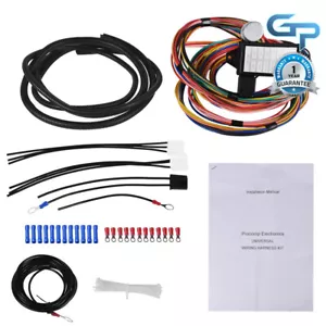 14 Circuit Fuse Universal Wire Harness Muscle Car Hot Rod Street Rat XL Wiring - Picture 1 of 10