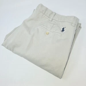 Ralph Lauren Preston Pants Men's 40x31 Khaki Classic Fit Flat Front Straight Leg - Picture 1 of 8