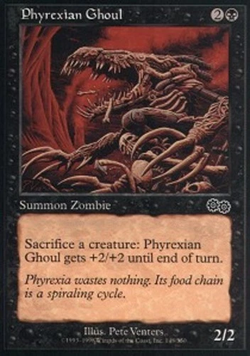 4x Phyrexian Ghoul ~ Near Mint Urza's Saga MTG Magic x4 4 UltimateMTG Playset Bl - Image 1 of 1