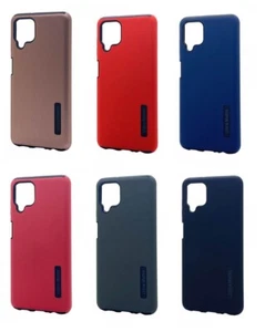 Ultra-Matte Dual Layer Slim Armor Hybrid Case for Samsung Galaxy A12 5G - Picture 1 of 13