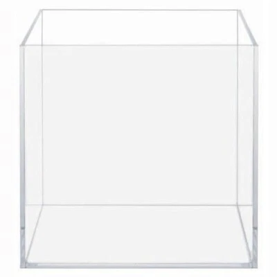 AQUATOP 4.12 Gallon High Clarity Low Iron Glass Cube Aquarium, HCC-10 - Image 1 of 2