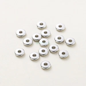 30Pcs Electroplated Copper Metal Spacer Beads Positioning Beads Jewelry Making - Picture 1 of 33