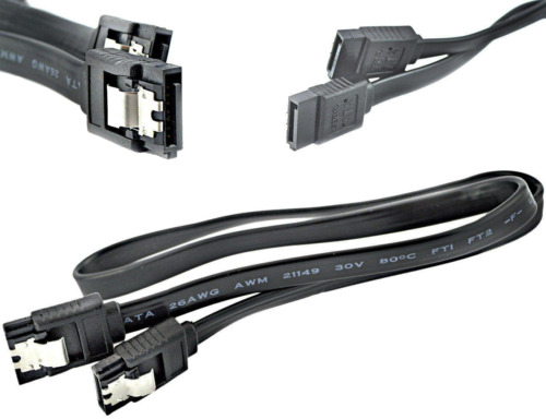 SATA 3.0 Cable 6GB/s SATA III Cable Flat Data Cord for 2.5 HDD SSD solid. 06
