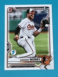 2021 Bowman Draft Connor Norby 1st Bowman 1st Edition #BD-50 Orioles Menge verfügbar - Bild 1 von 2