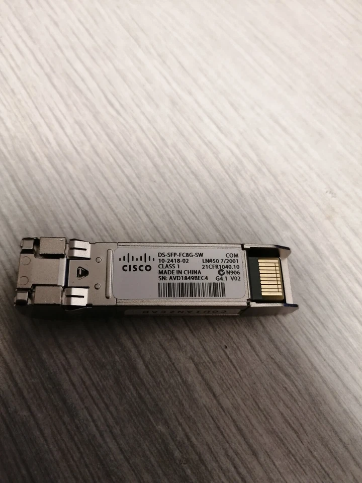 60 X Cisco DS-SFP-FC8G-SW 8Gb Onda Corta SFP+ Transceptor de Canal de Fibra Foto 1 de 1
