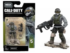 Mega Bloks Construx Call of Duty Simon Ghost Riley Action Figure Block Toy Loose - Picture 1 of 5
