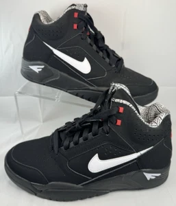 Nike Air Flight II Lite Mid schwarz Varsity rot weiß DQ7687-003 Größe 6 Herren sehr guter Zustand - Bild 1 von 9