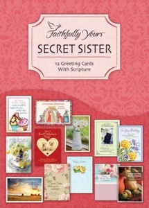 CARD-BOXED-SECRET SISTER ASSORTMENT (BOX OF 12) - Picture 1 of 1