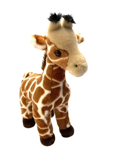 Giraffe Plush Stuffed Animal Large 13 inch Realistic Brown Tan - Picture 1 of 8