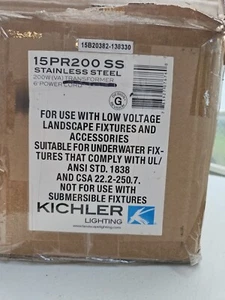 Kichler 15PR200SS - Pro Series 200W Low Voltage Transformer - Stainless Steel - Picture 1 of 8