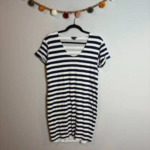 Vestido recto Theory forrado lino rayas - Imagen 1 de 5