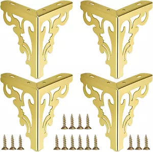 Ownmy 4Pcs Metal Furniture Legs Feet, Modern Sofa Cabinet Legs for Repair - Picture 1 of 12