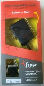 FUSE BLACK CHARGER MADE FOR IPOD 1st 2nd 3rd, 4th gen AND IPHONE 3GS, 4G & Nano - Picture 1 of 2