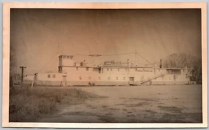 Steamship Cherokee on Sacramento River Original Antique Photograph California - Picture 1 of 2