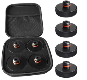 JUEGO DE 4 ALMOHADILLAS DE GOMA ASCOT TJP4 PARA VEHÍCULOS TESLA - Imagen 1 de 1