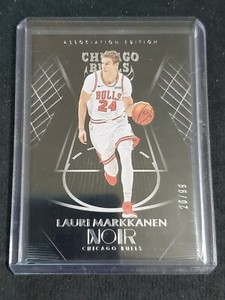 2019-20 Noir Base Association Edition SP /99 #23 Lauri Markkanen Bulls R6220J