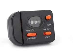 Contatore linea di pesca clip-on canna lunghezza calibro lotta - Foto 1 di 11