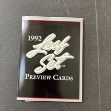 1992 LEAF SET PREVIEW CARDS-SILVER BRETT YOUNT MATTINGLY JOHNSON 6,7,19,20,21,22