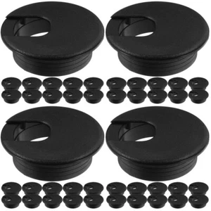 4 PCS Stanz- Und Kabelbox Kabeldurchführungen Für Schreibtischkabel - Afbeelding 1 van 12