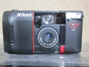 Nikon Tele Touch 300 AF Point & Shoot 35mm Film Camera 35-55mm Macro Lens - Picture 1 of 11
