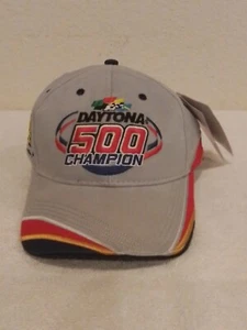 NUEVO CON ETIQUETAS 2005 NASCAR Daytona 500 Champion #24 Jeff Gordon gorra gris bordada - Imagen 1 de 6