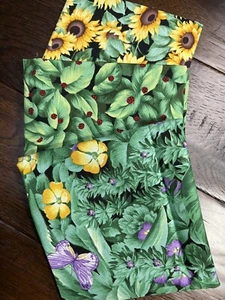 MODA Meadowlands - 1/2 Yard Bundle- Set Of Three- Green Leaves - Vintage - Picture 1 of 5