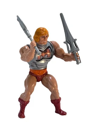 BATTLE ARMOR HE-MAN MASTERS OF THE UNIVERSE MOTU VINTAGE 1983 MATTEL TAIWAN   - Immagine 1 di 4